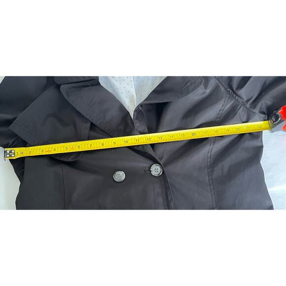 Marvin Richards black trench coat size XL - Picture 8 of 9